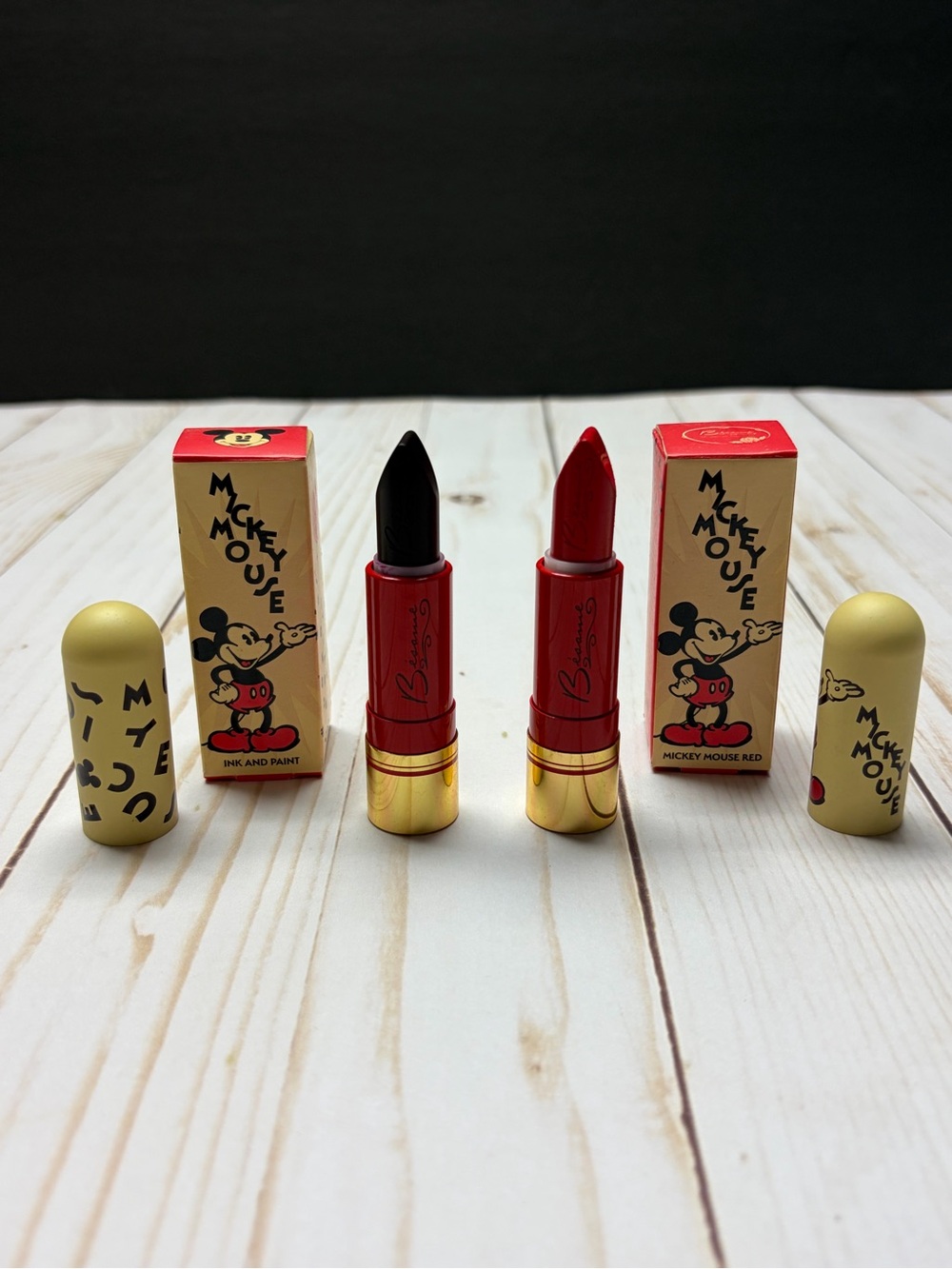 Besame Cosmetics Disney Mickey Mouse Lipsticks